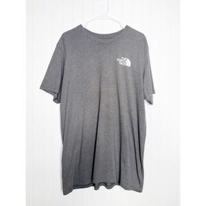 The North Face Men's XL Gray Short Sleeve Logo T-Shirt Never Stop Exploring Tee